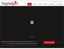 Tablet Screenshot of bigredpin.com